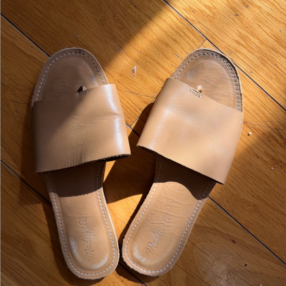 Madewell Light Brown Leather Sandals